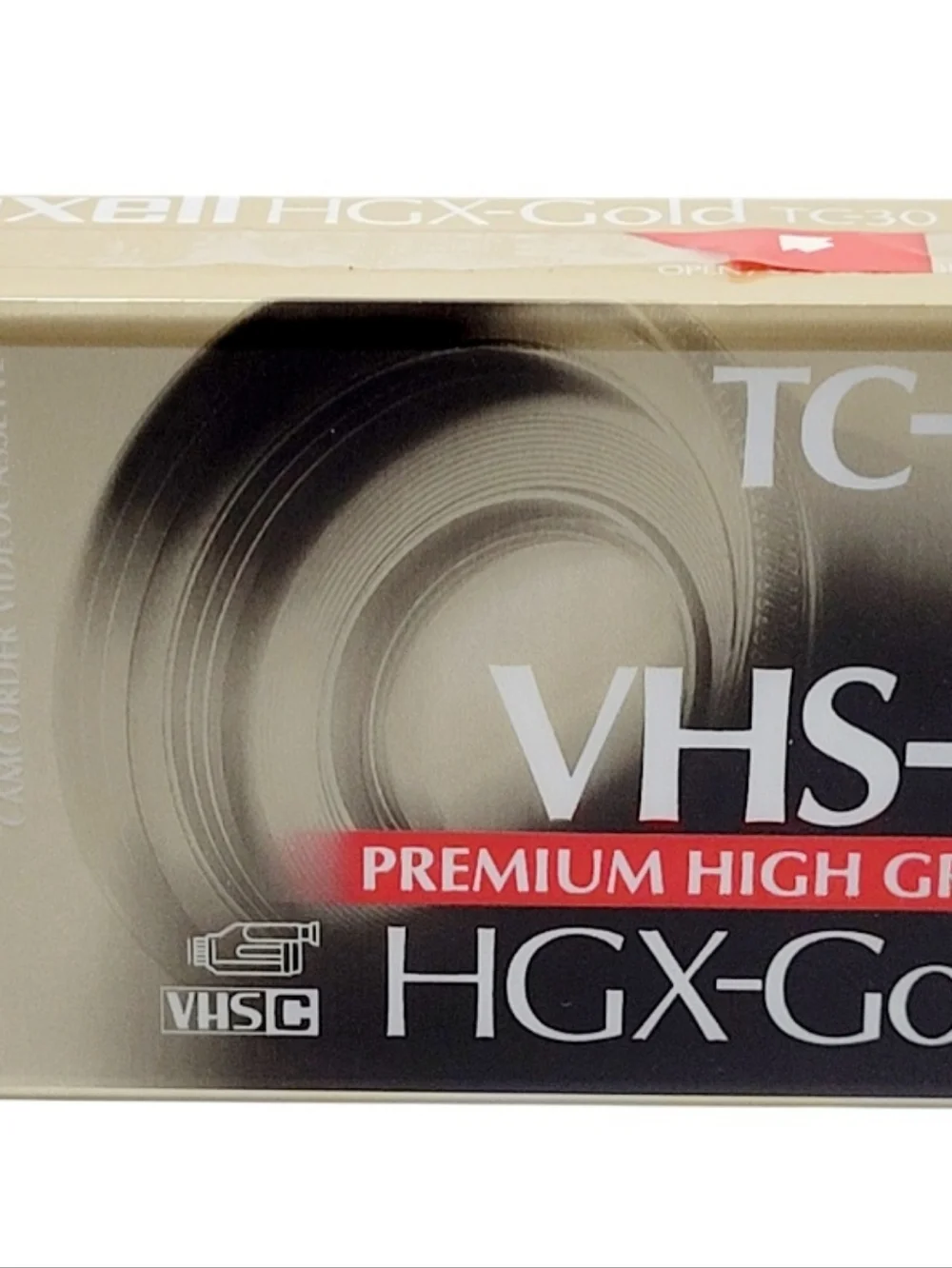 (Lot Of 2) Maxell HGX Gold TC-30 VHSC Premium High Grade Videotape Cassette Tape